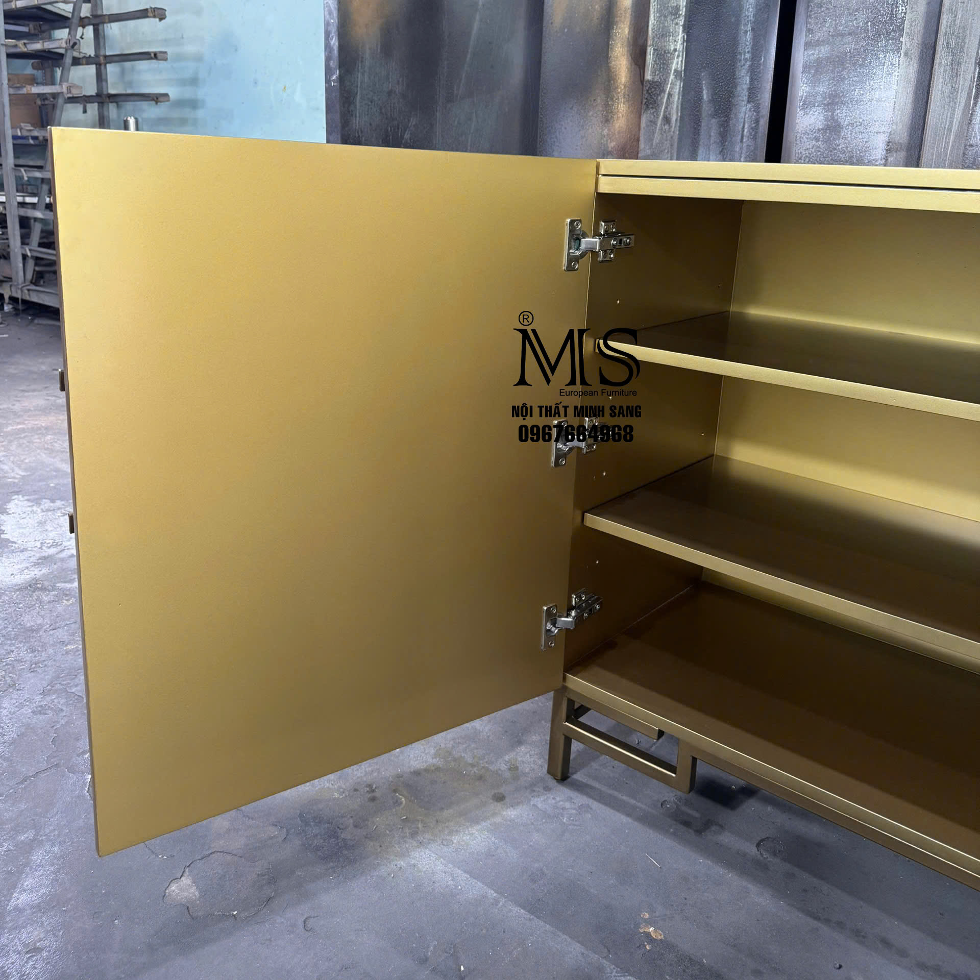 Tủ nội thất cao cấp, sang trọng, trang trí sảnh ra vào