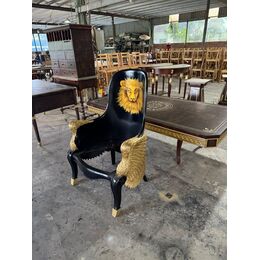 Khung Gương Chạm Trổ Cánh Chim Dát Lá Vàng Cao Cấp | Nội thất Minh Sang